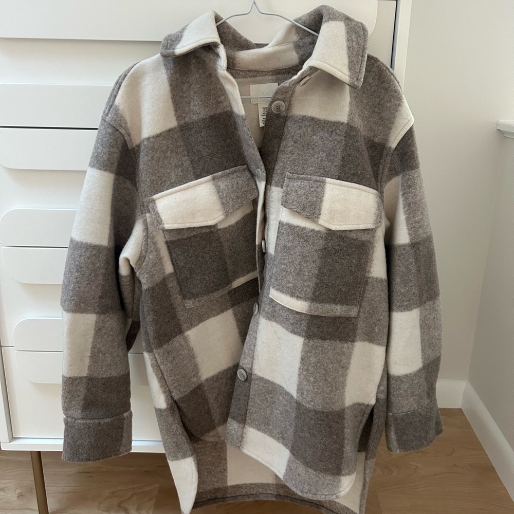 H&M plaid jacket, size XS